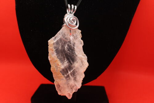 Double-Sided Selenite Pendant