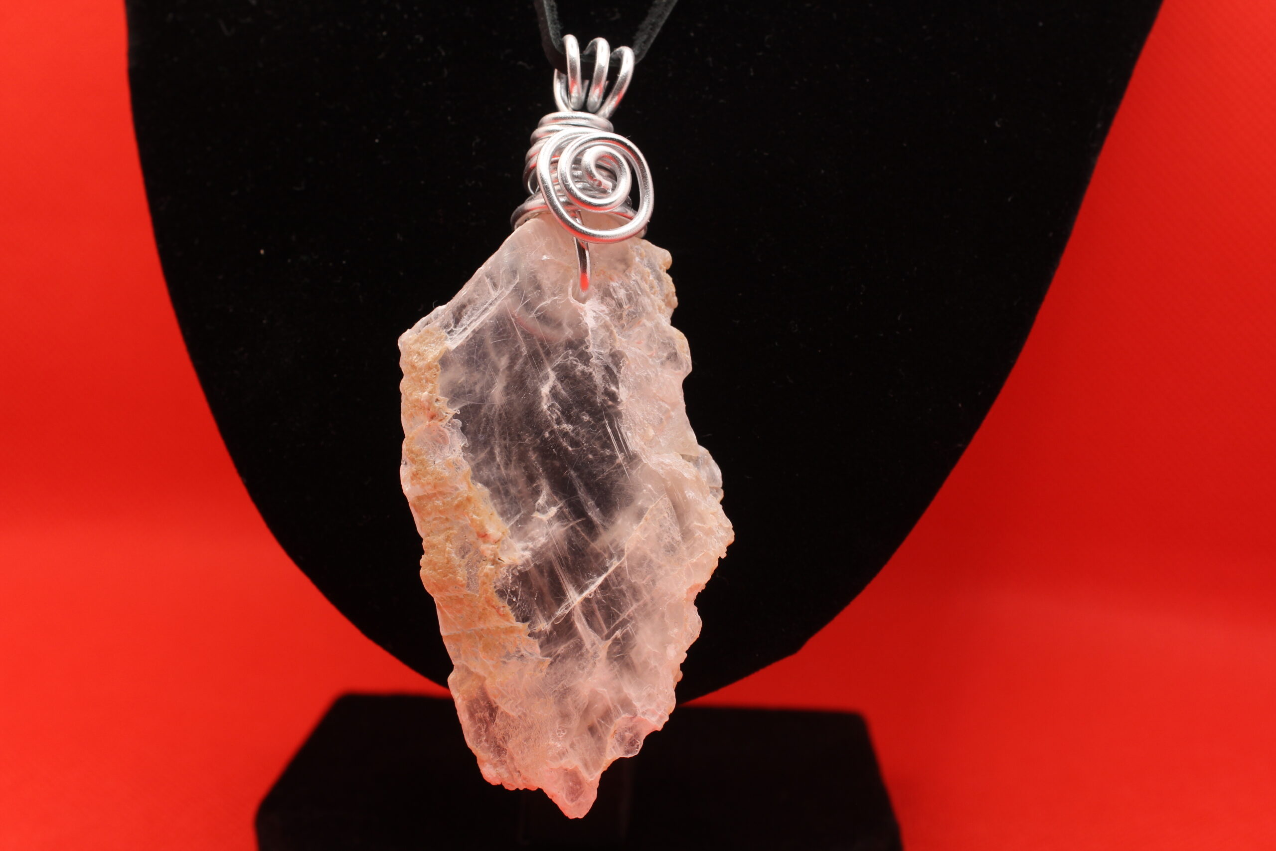 Double-Sided Selenite Pendant