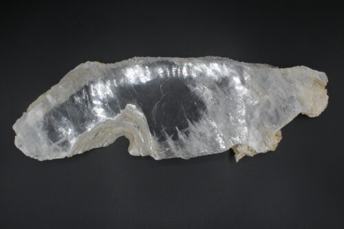 Selenite Long Plate with Coral Edges