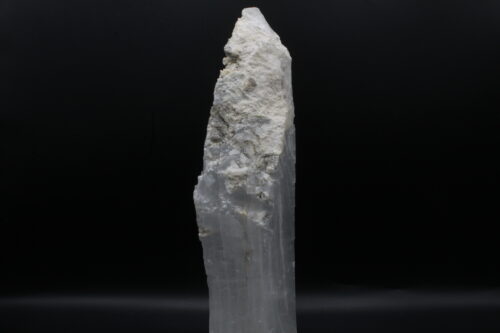 Selenite Stand Up with Coral Edges  3.5 x 2 x10