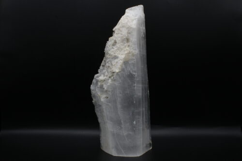Selenite Stand Up with Coral Edges  3.5 x 2 x10